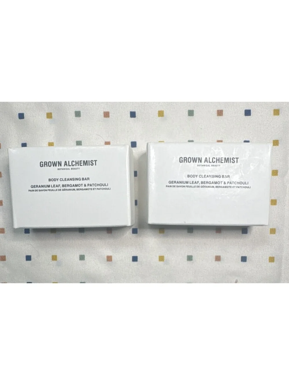 Bundle Grown Alchemist Body Cleansing Bar Geranium Bergamot Patchouli 1.76oz